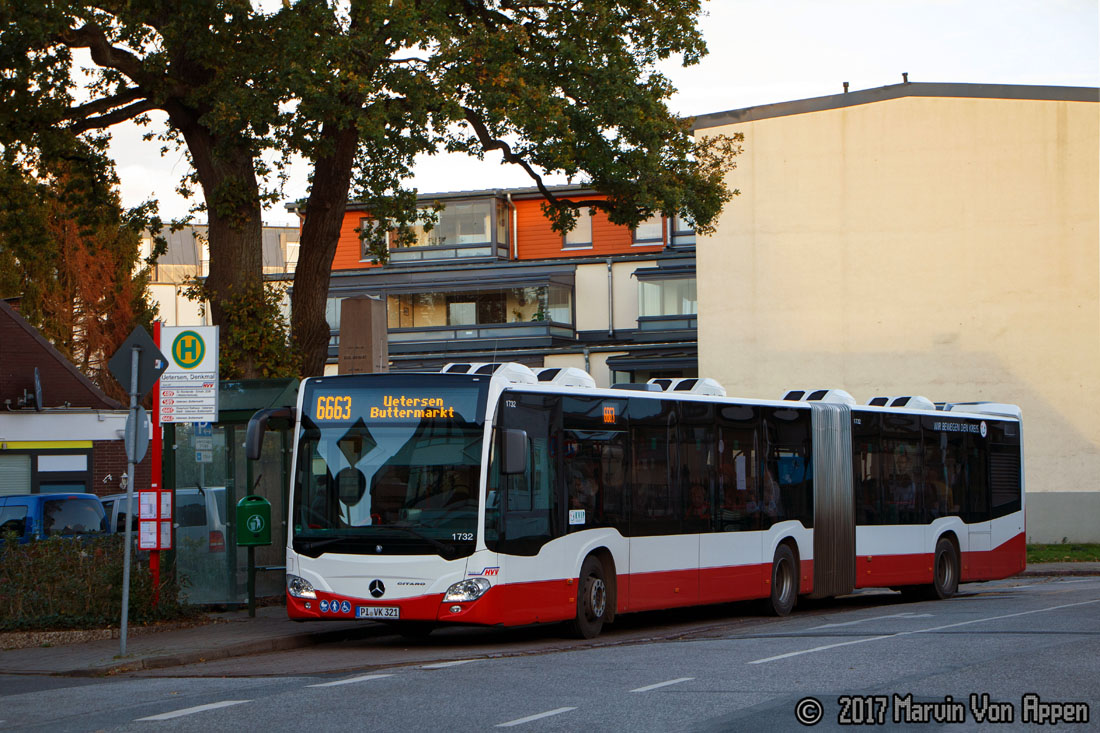 Pinneberg, Mercedes-Benz Citaro C2 G № 1732