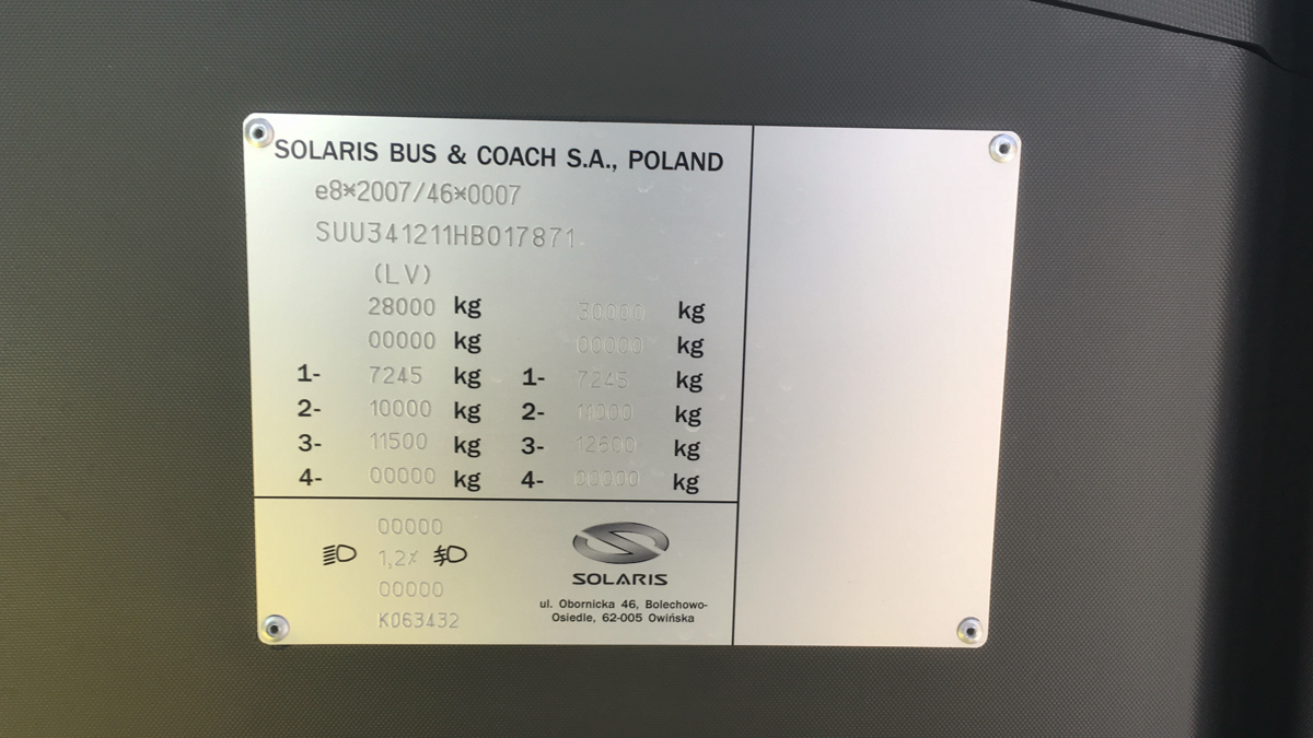 Riga, Solaris Urbino IV 18 No. 68150