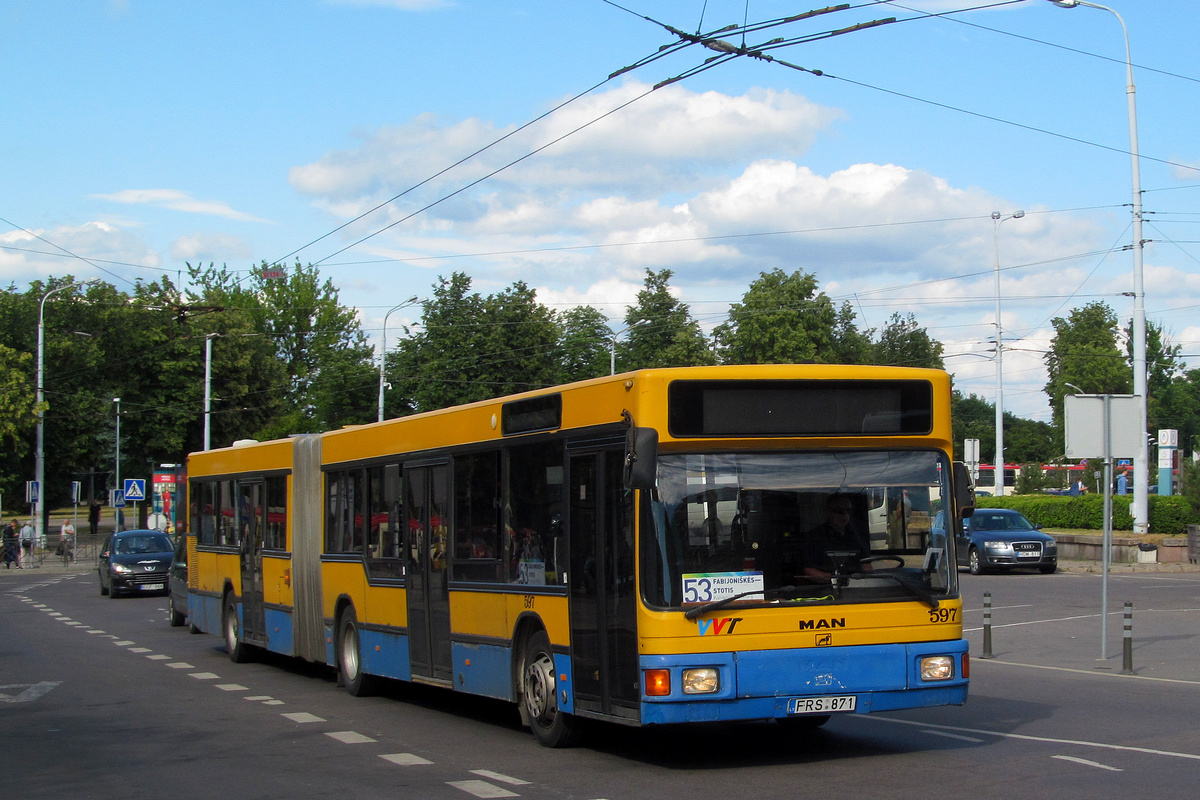 Vilnius, MAN A11 NG262 č. 597
