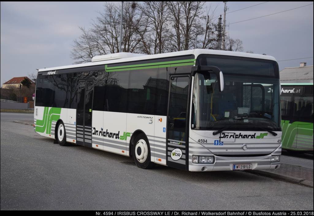 Вена, Irisbus Crossway LE 12M № 4594