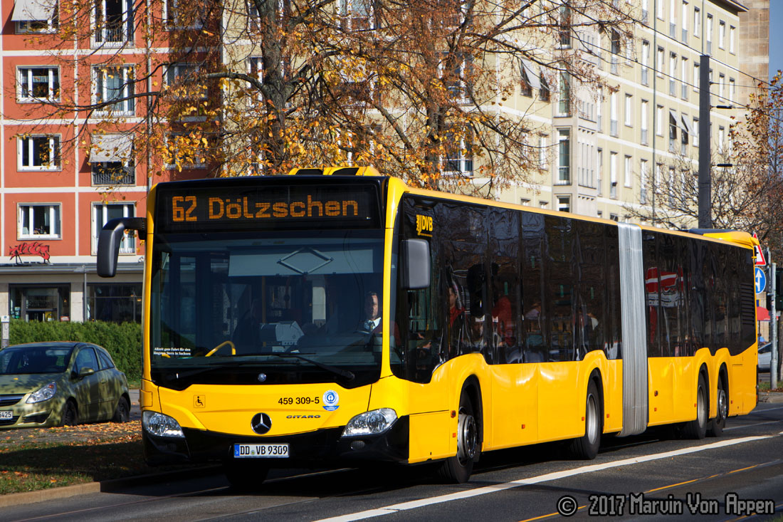 Dresden, Mercedes-Benz Citaro C2 GL CapaCity L # 459 309-5