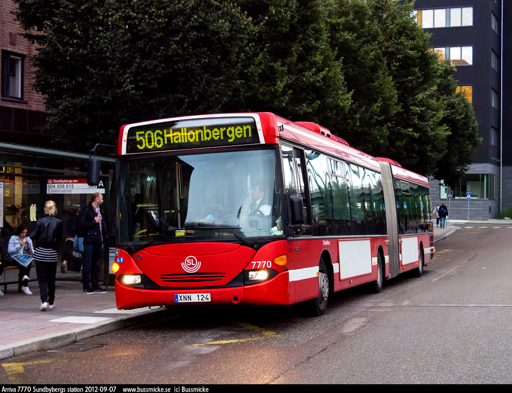 Stockholm, Scania OmniLink CL94UA 6x2/2LB # 7770