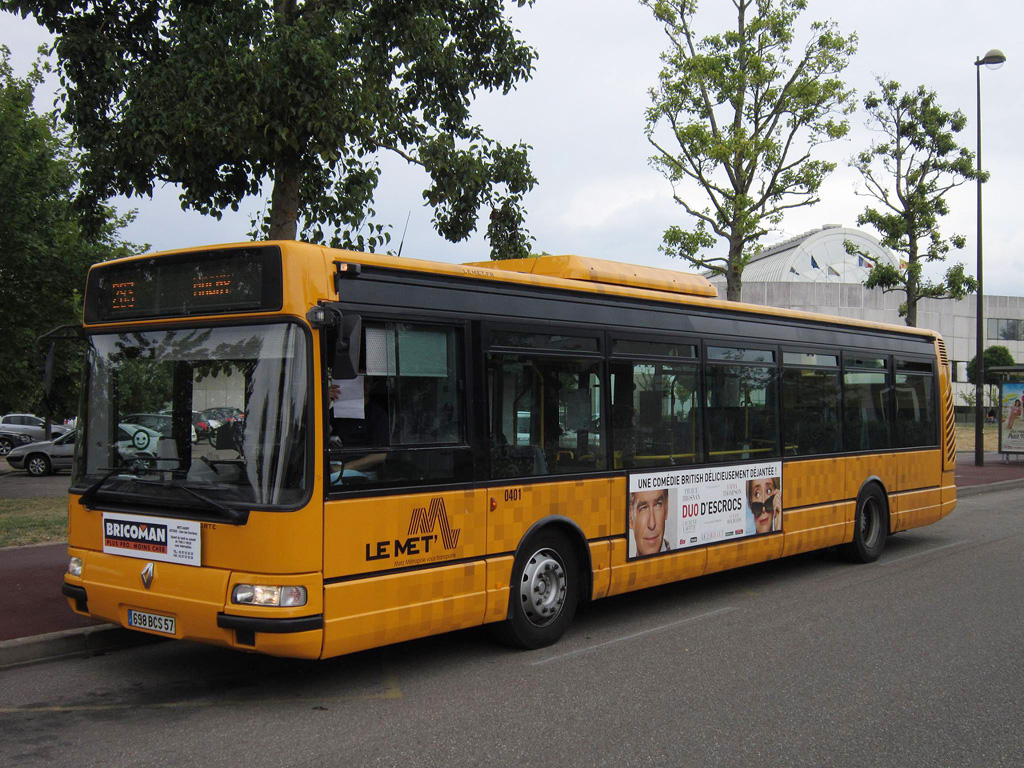 Metz, Irisbus Agora S No. 0401