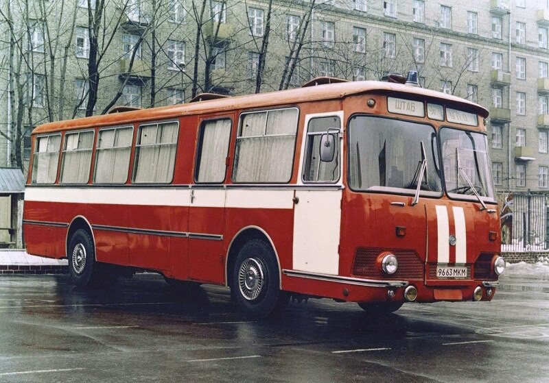 Moscow, LiAZ-677 nr. 9663 МКМ; Moscow — Old photos