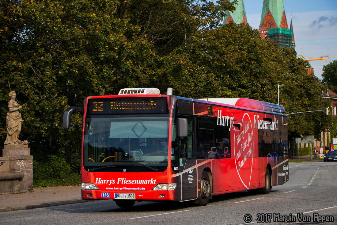 Lübeck, Mercedes-Benz O530 Citaro Facelift LE MÜ # 501