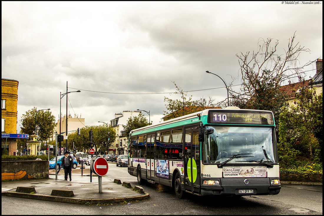 Париж, Irisbus Agora Line № 8446