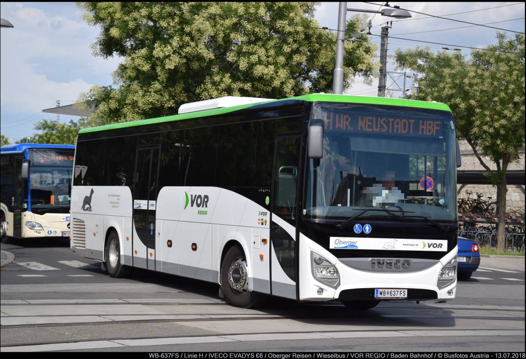 Wiener Neustadt district, IVECO Evadys 12M # WB-637 FS