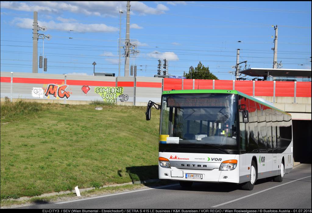 Eisenstadt environs, Setra S415LE business # EU-CITY 3