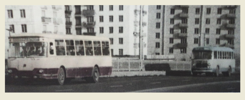 Moscow, LiAZ-677 # 12-45 МКР; Moscow, ZiL-158 # 53-21 ММА; Moscow — Old photos