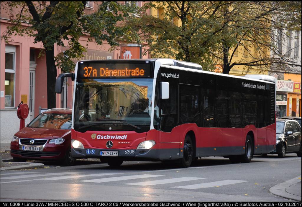 Wien, Mercedes-Benz Citaro C2 # 6308