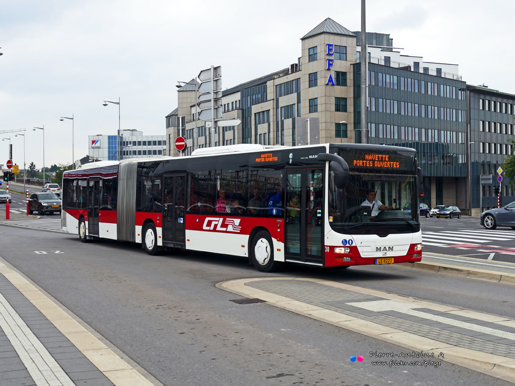 Luxembourg-ville, MAN A40 Lion's City GL NG363 # 30