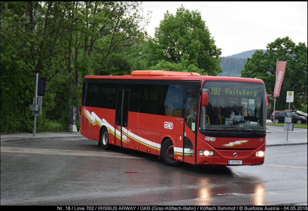 Graz, Irisbus Arway 12M No. 18