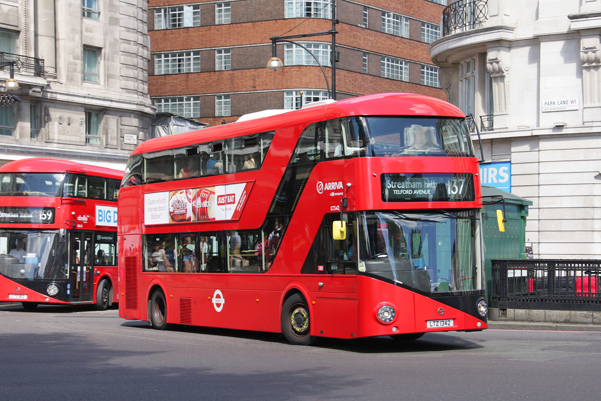 London, Wright New Bus for London # LT342