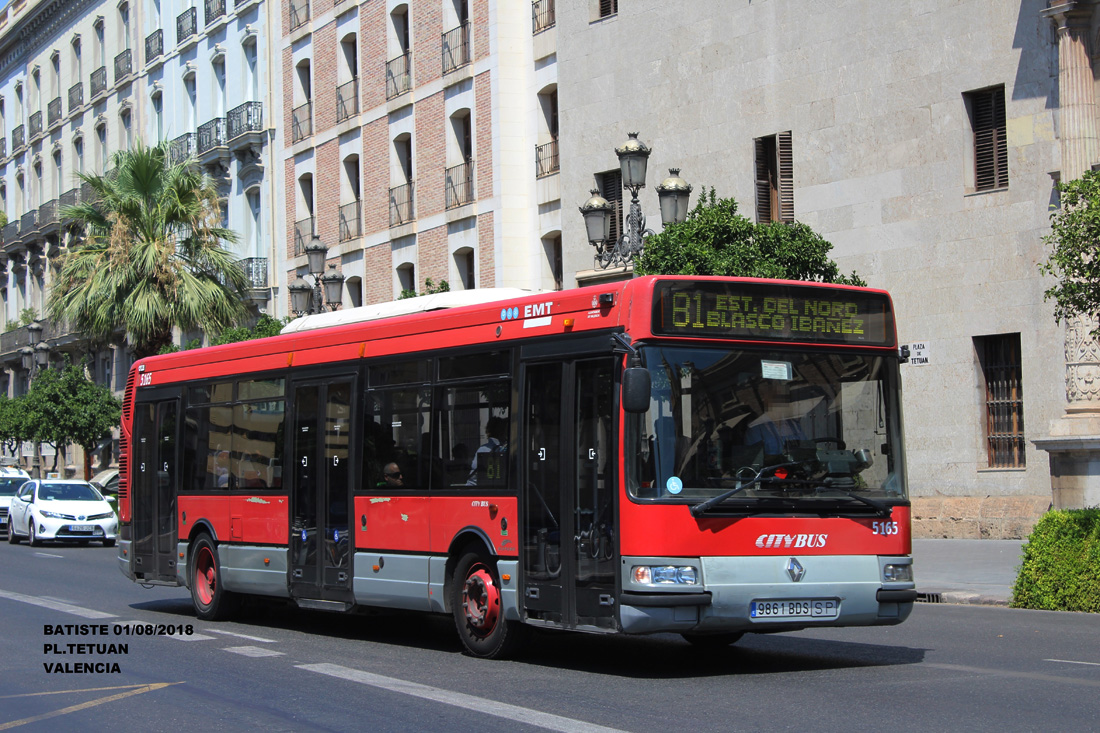Valencia, Hispano Citybus E (Renault Agora S) № 5165