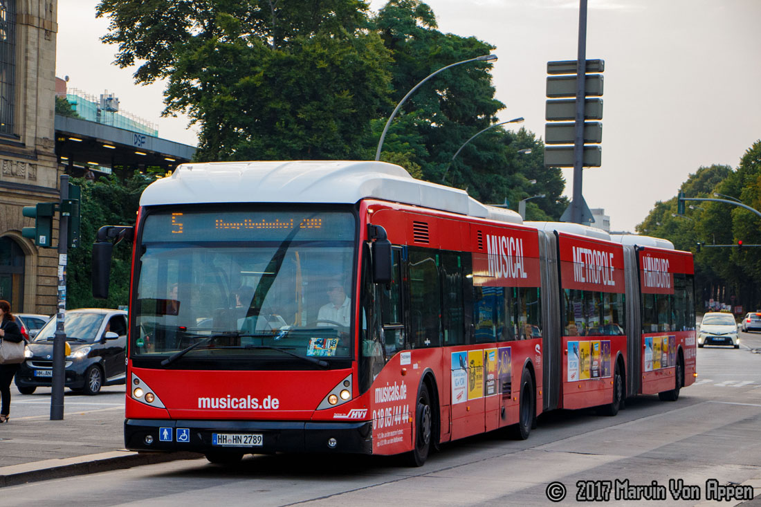 Hamburg, Van Hool New AGG300 # 8709