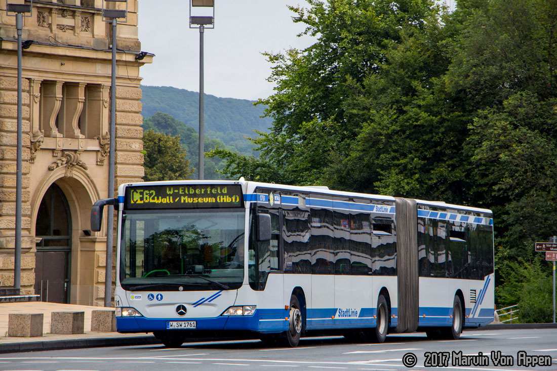 Wuppertal, Mercedes-Benz O530 Citaro Facelift G č. 0761