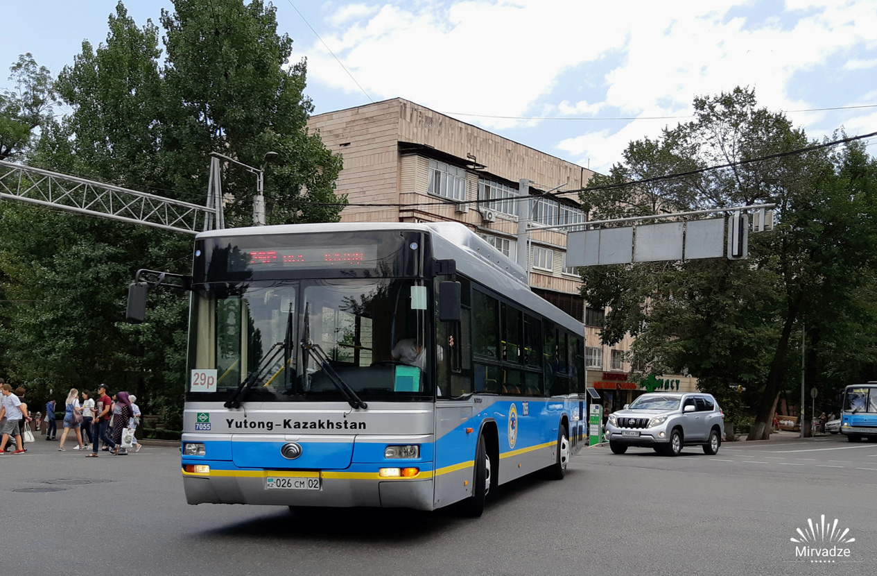 Almaty, Yutong-Kazakhstan ZK6118HGA № 7055