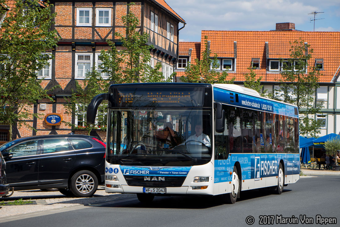 Wolfenbüttel, MAN A21 Lion's City NL323 Nr. WF-S 2043