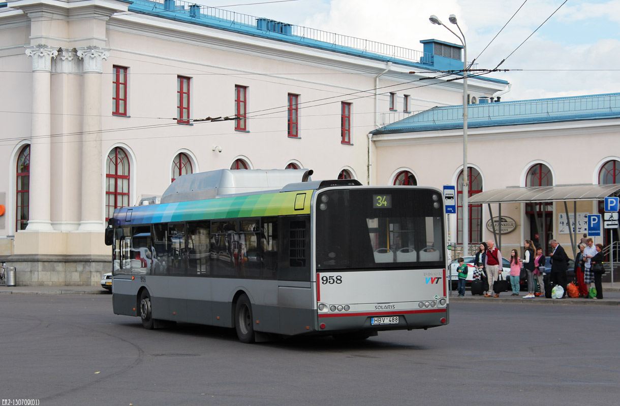 Vilnius, Solaris Urbino III 12 CNG # 958