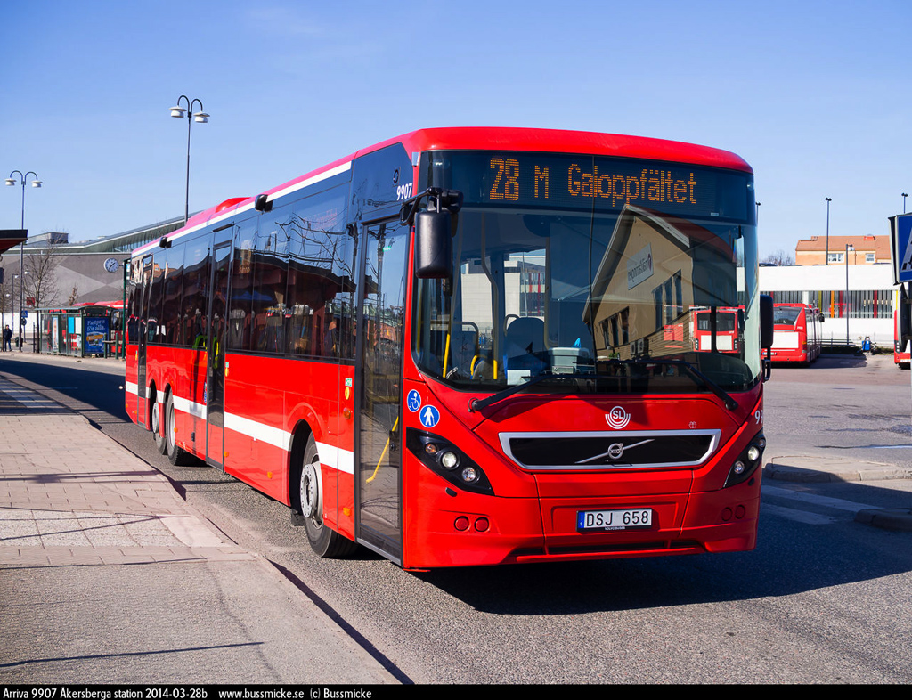 Stockholm, Volvo 8900LE # 9907