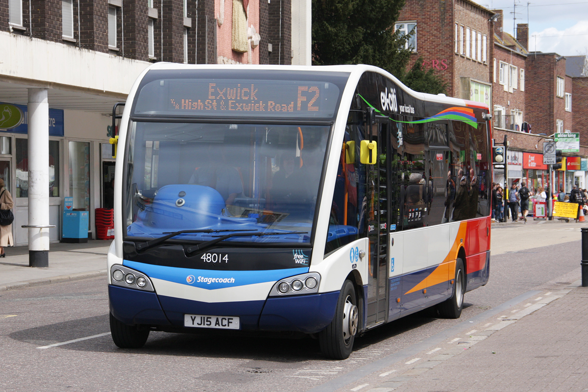 Exeter, Optare Solo SR # 48014