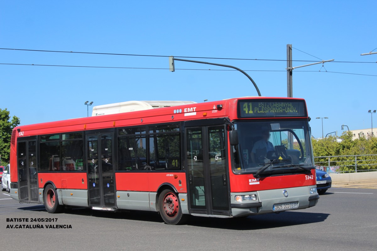 Valencia, Hispano Citybus E (Irisbus Agora S) # 5342