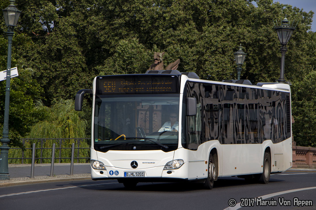 Berlin, Mercedes-Benz Citaro C2 # B-ML 5201