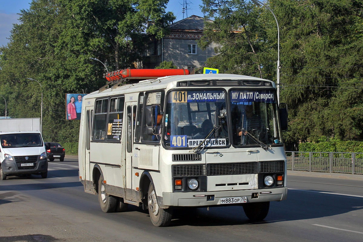 Томск, ПАЗ-3205-110 (32050R) № М 883 ОР 70