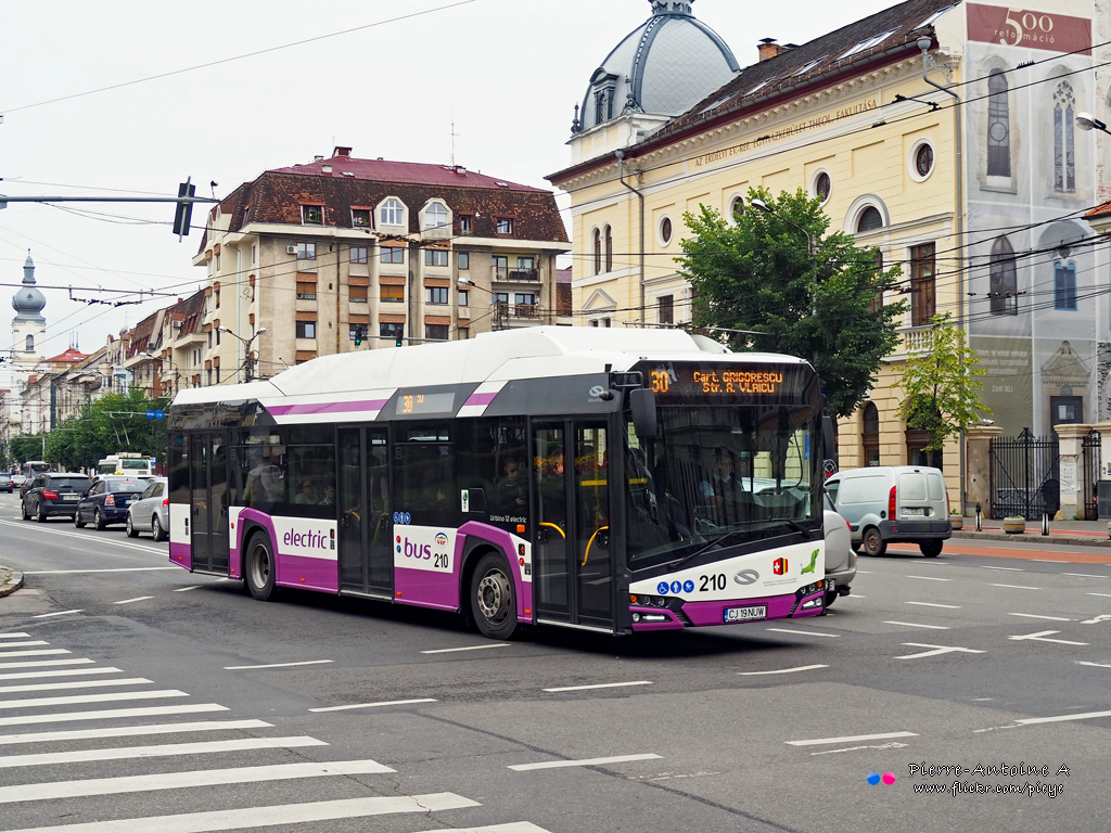 Cluj-Napoca, Solaris Urbino IV 12 electric № 210