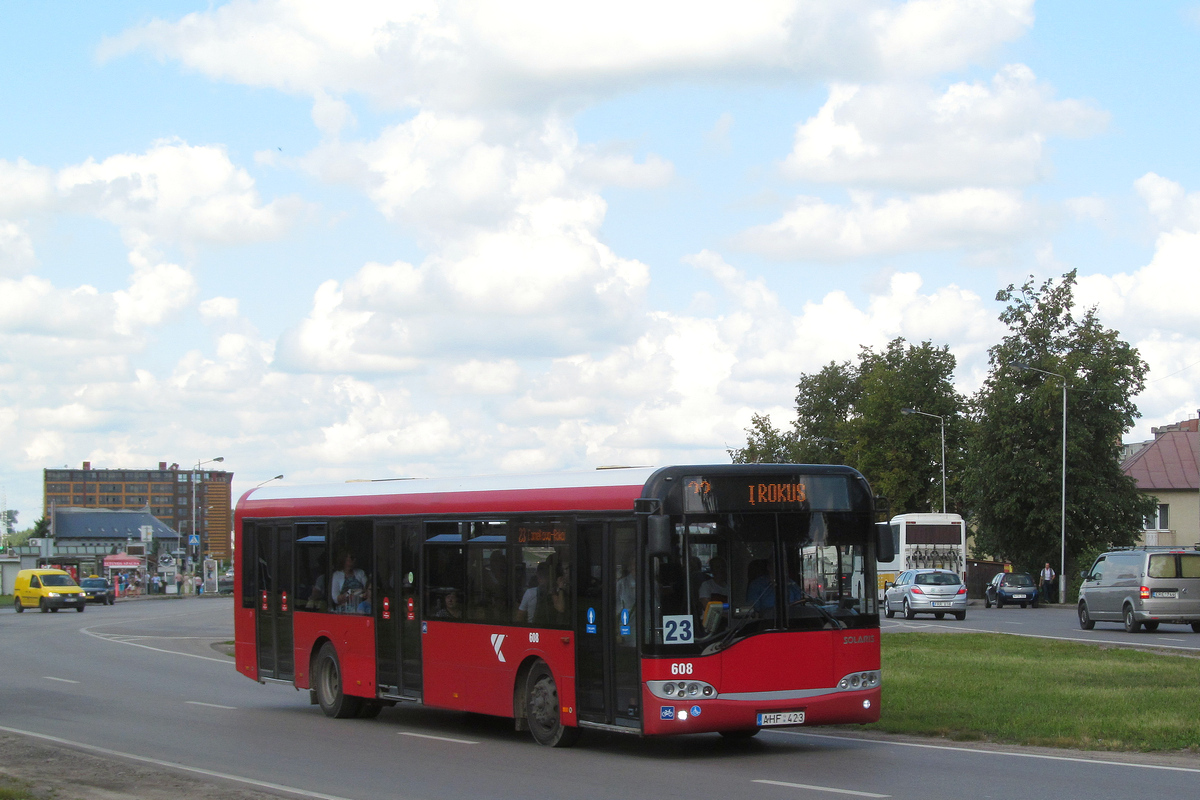 Kaunas, Solaris Urbino II 12 № 608