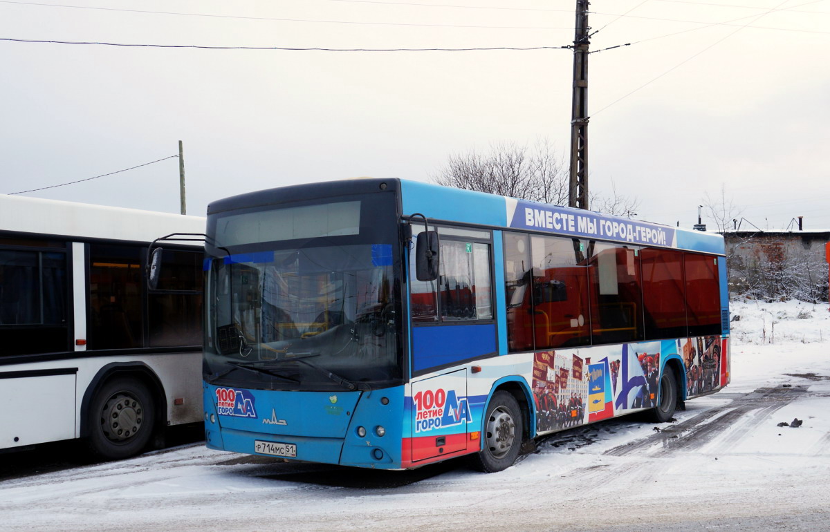 Murmansk, MAZ-206.085 č. Р 714 МС 51