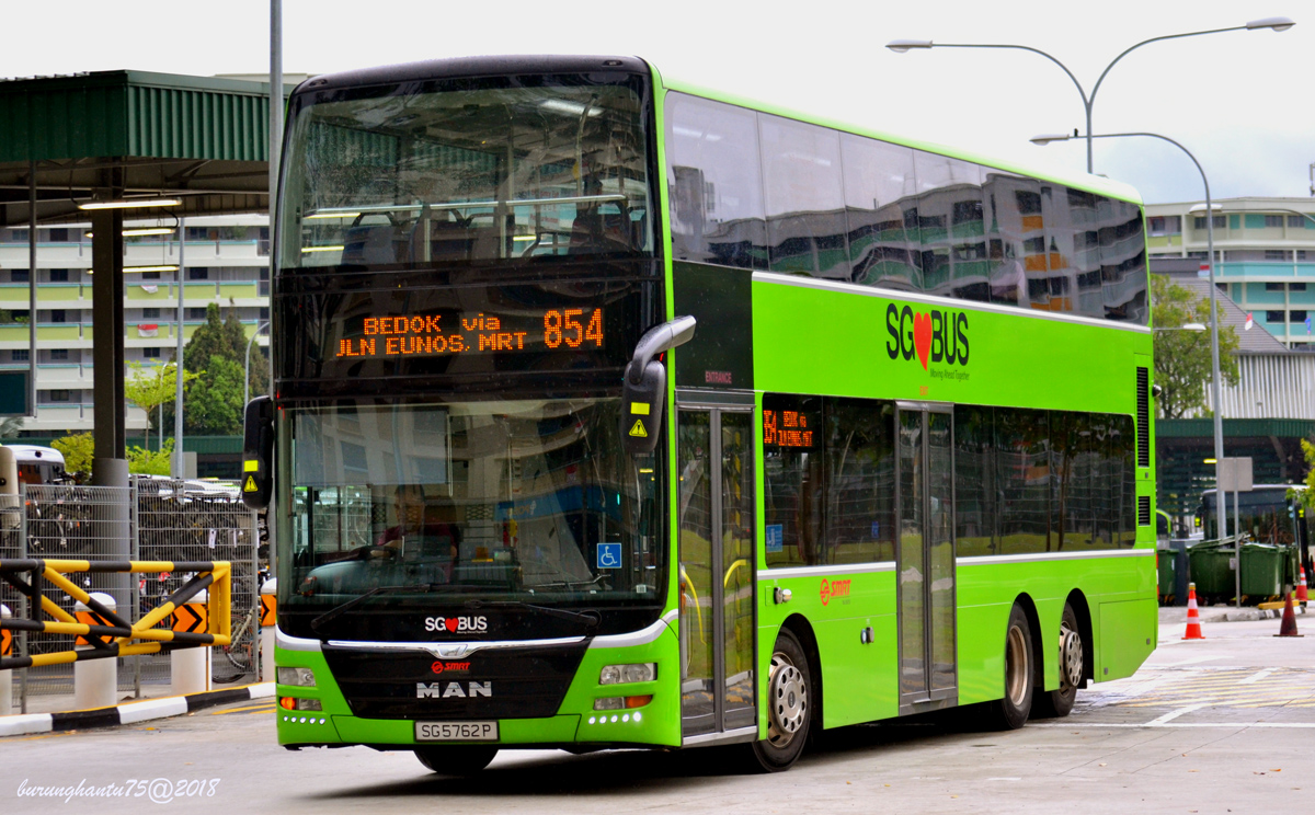 Singapore, Gemilang (MAN A95 Lion's City DD ND363F) # SG 5762 P