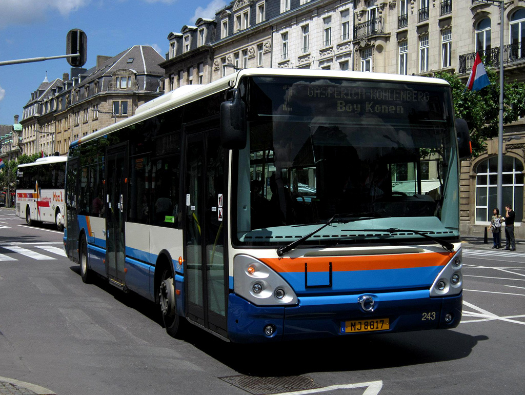 Luxembourg-ville, Irisbus Citelis 12M nr. 243