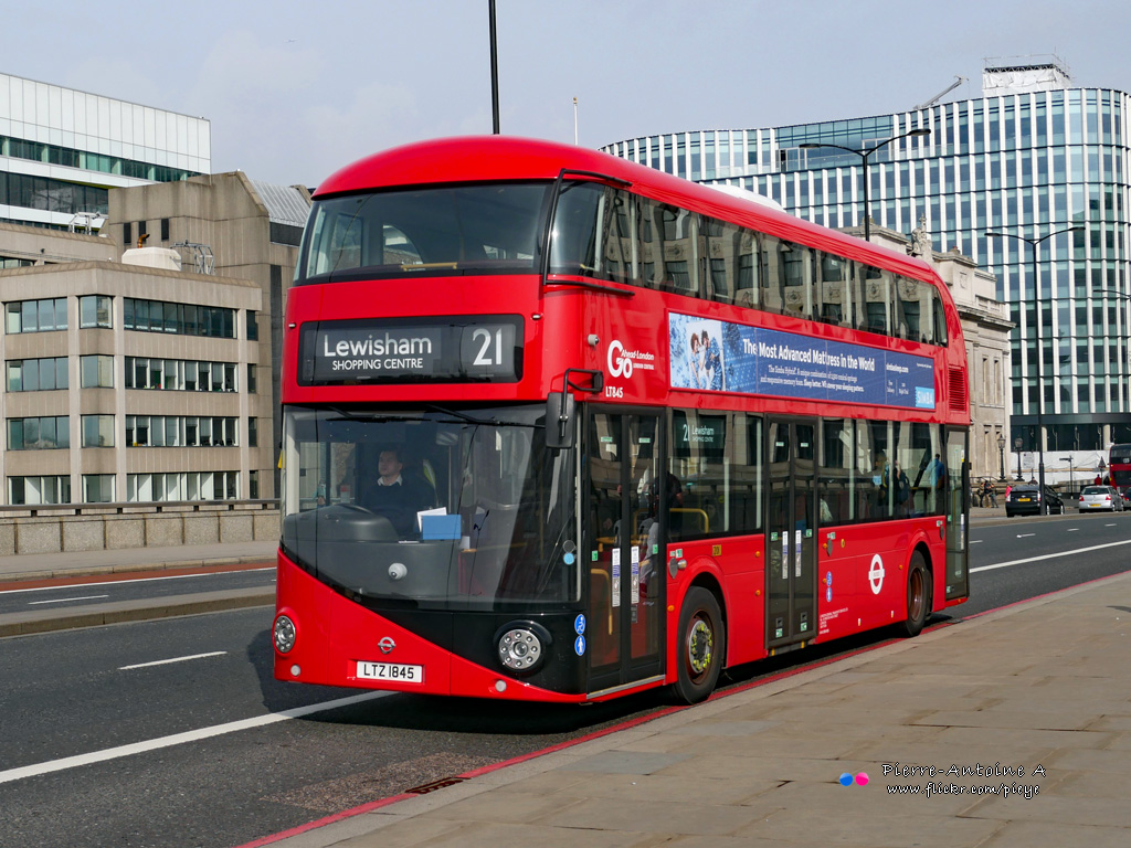 London, Wright New Bus for London # LT845