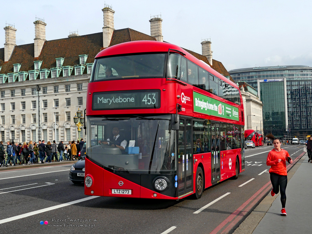 London, Wright New Bus for London # LT273