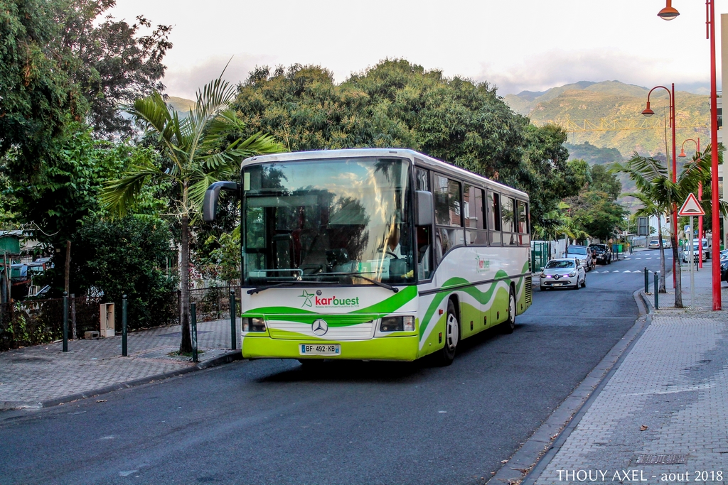Saint-Paul (Réunion), Mercedes-Benz O550 Integro (France) # BF-492-KB