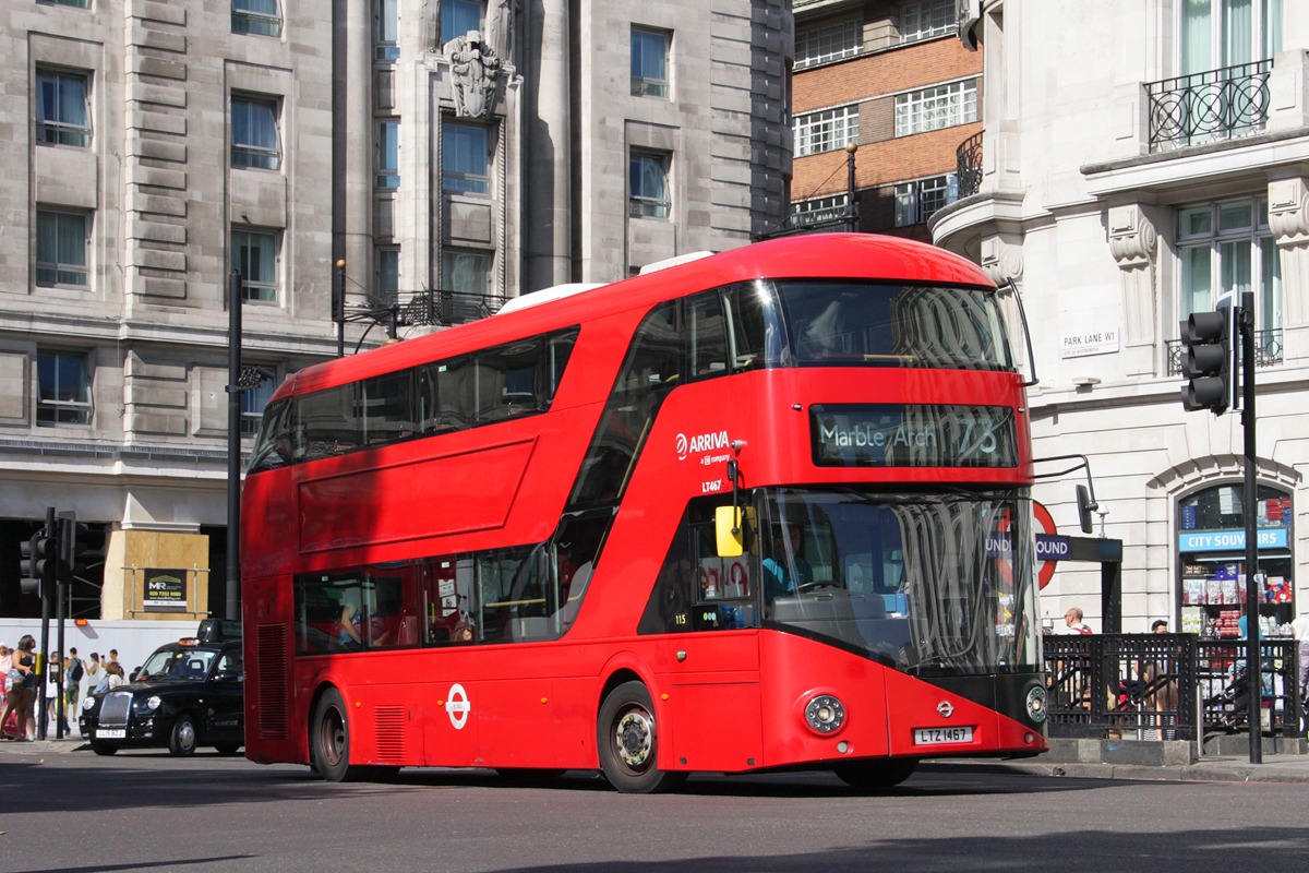 London, Wright New Bus for London # LT467