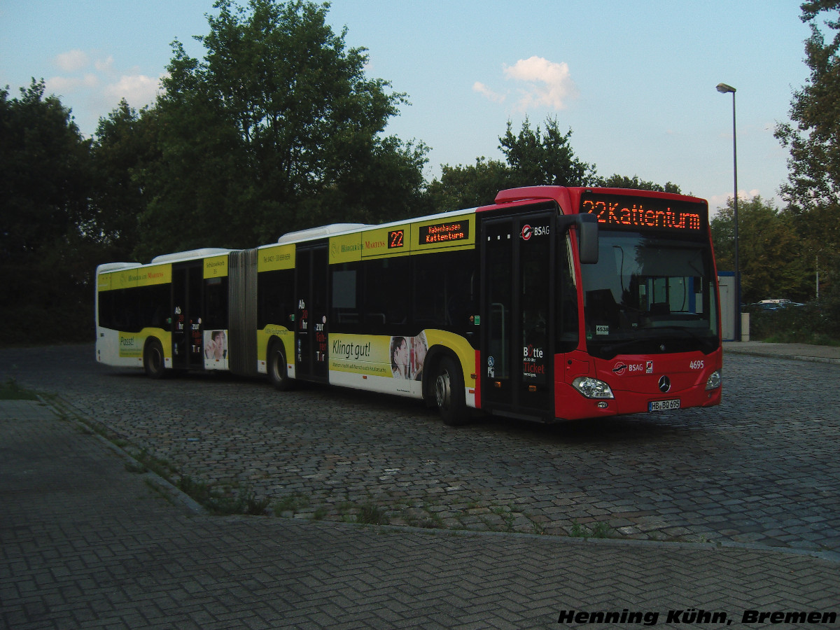 Bremen, Mercedes-Benz Citaro C2 G # 4695
