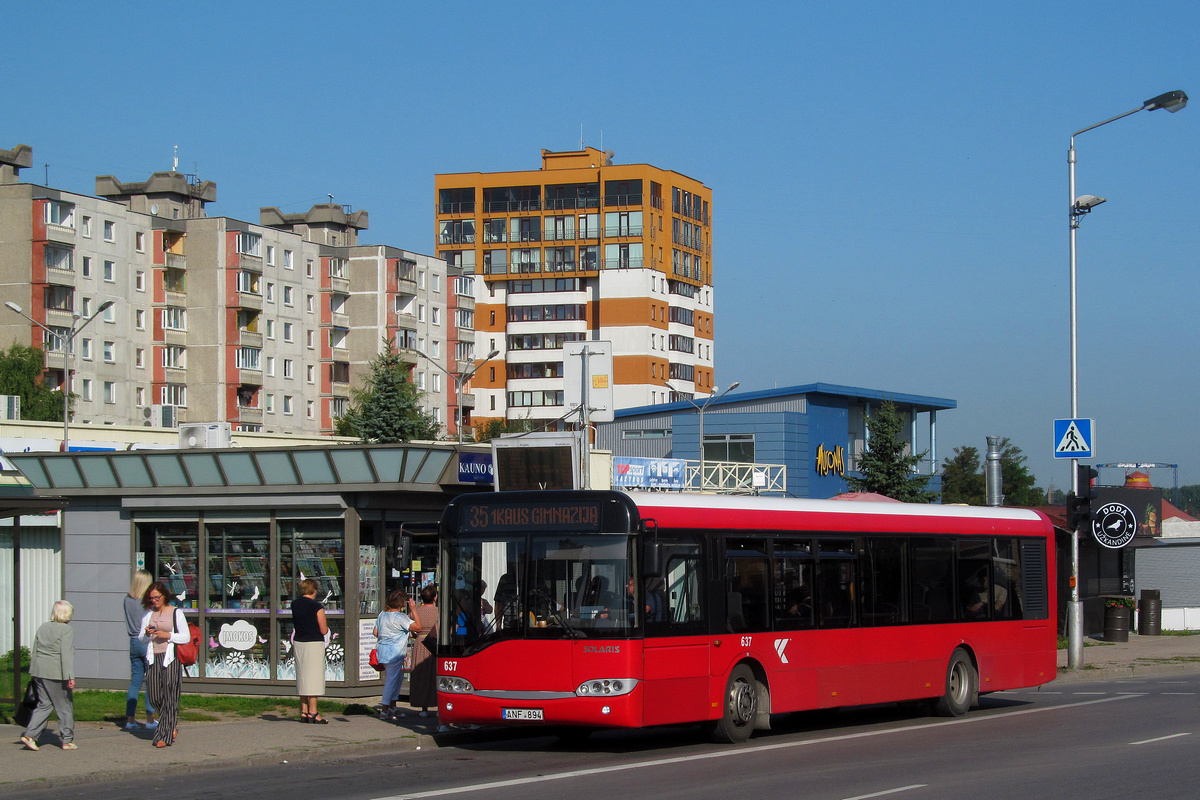 Kaunas, Solaris Urbino II 12 № 637