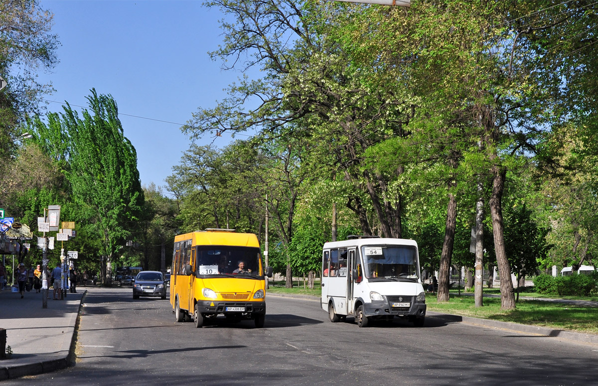 Запорожье, Рута 25 № АР 4308 ЕН; Запорожье, БАЗ-2215 