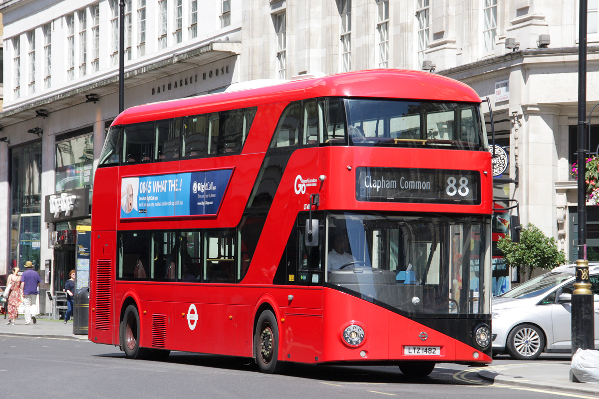 London, Wright New Bus for London # LT482