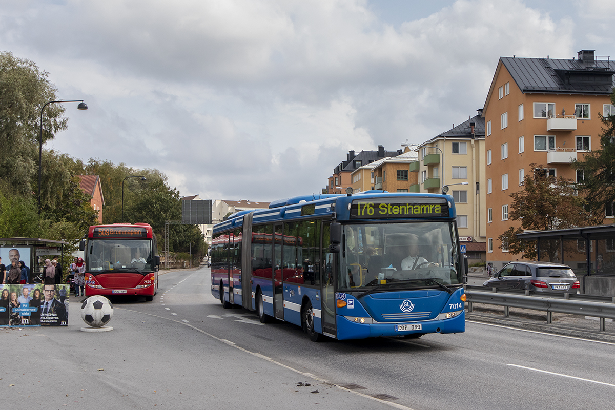 Стокгольм, Scania OmniLink CK280UA 6x2/2LB № 7014