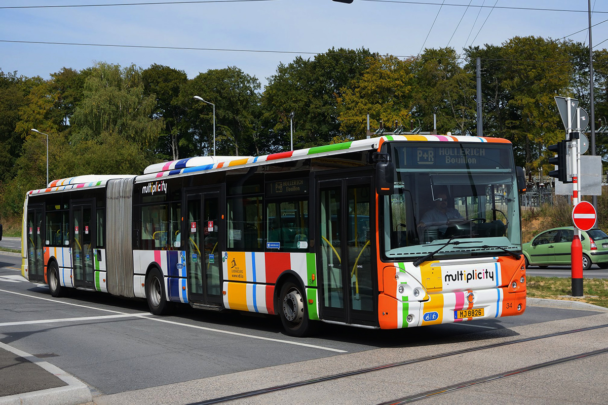 Luxembourg-ville, Irisbus Citelis 18M # 34