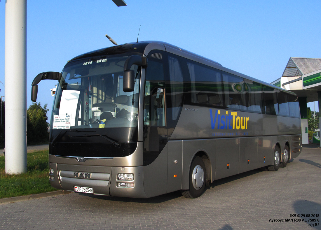 Bobruysk, MAN R08 Lion's Top Coach RHC444 # АЕ 7585-6