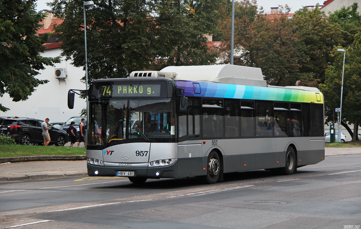 Vilnius, Solaris Urbino III 12 CNG Nr. 957