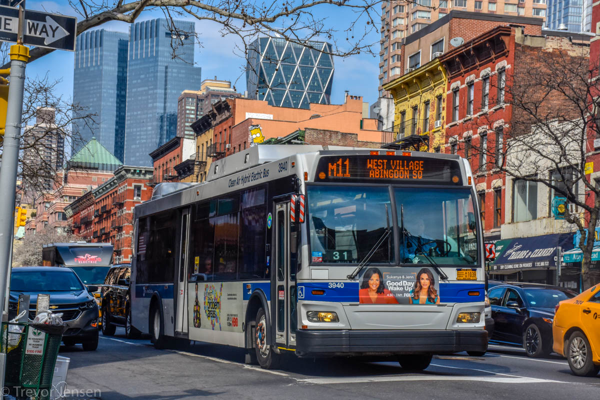 New York, Orion VII 40ft (07.501 NG HEV) # 3940