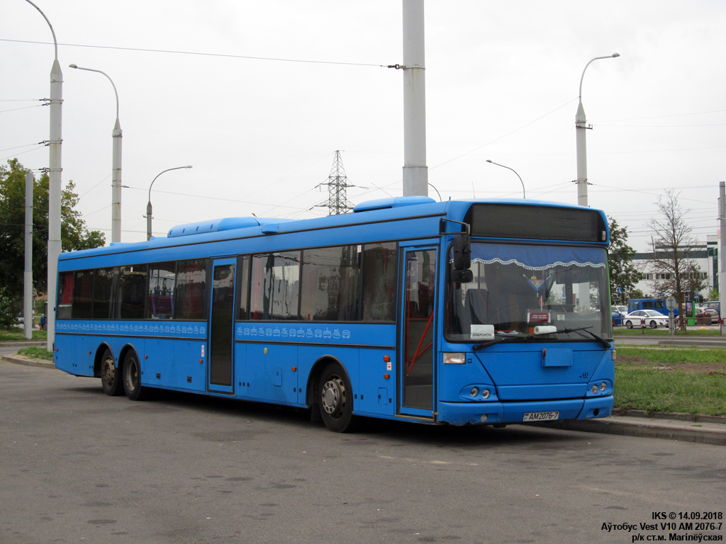 Minsk, Vest V10LE nr. АМ 2076-7