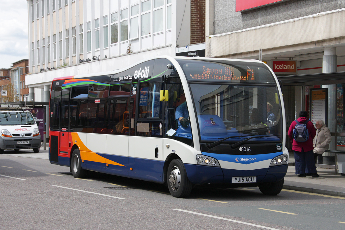 Exeter, Optare Solo SR # 48016