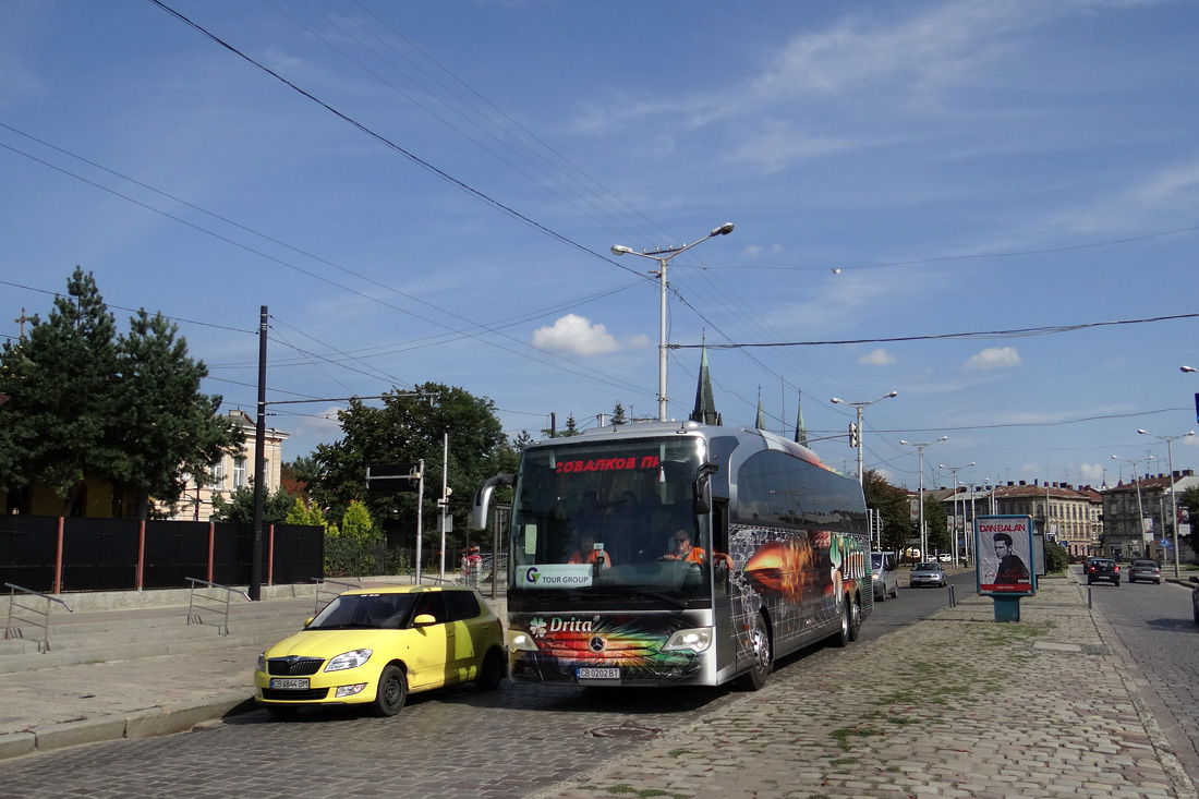 Пловдив, Mercedes-Benz Travego O580-17RHD L № СВ 0202 ВТ