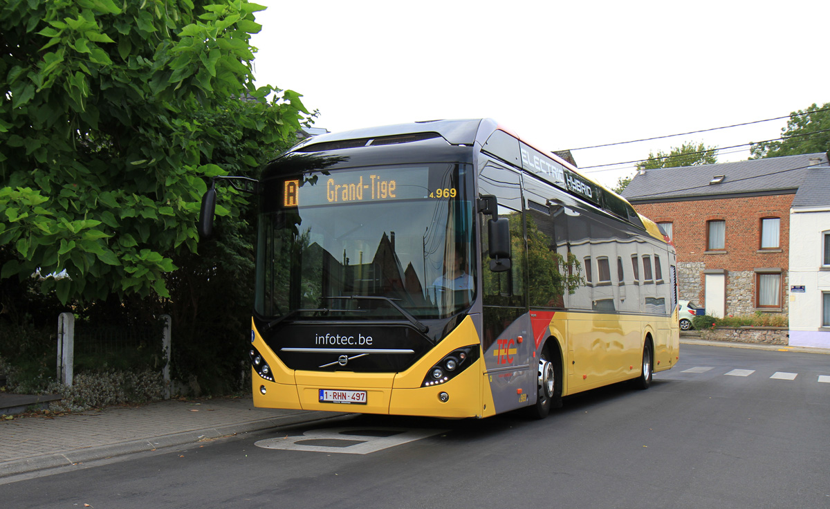 Namur, Volvo 7900 Electric Hybrid č. 4969